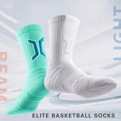 Men's Basketball Socks with Thick Bottom for Sports & Training