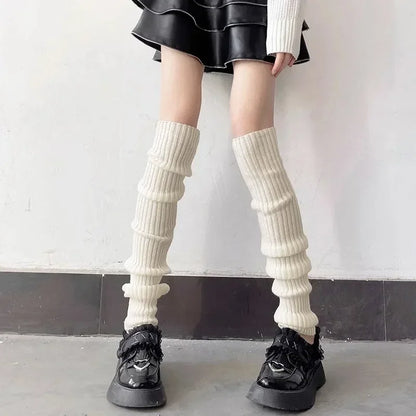 Leg Warmers – Long Knitted Winter Leg Covers for Women