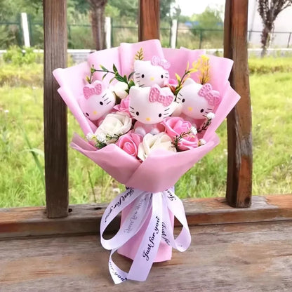 Plush Flower Bouquet with Soft Plush