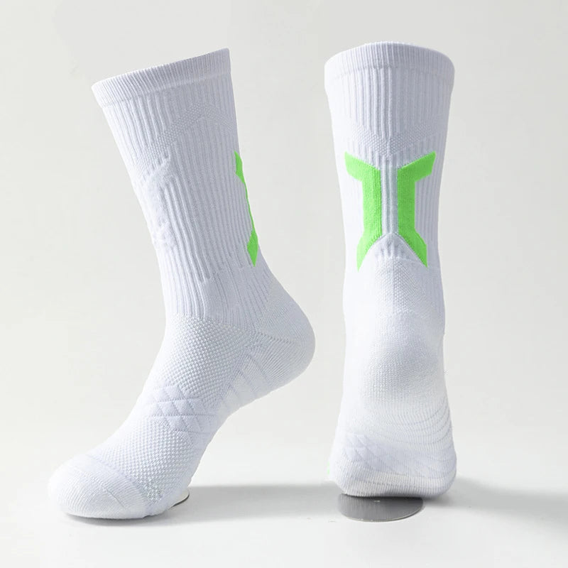 Men's Basketball Socks with Thick Bottom for Sports & Training