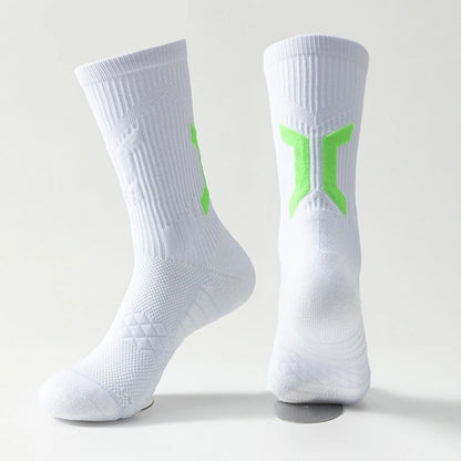 Men's Basketball Socks with Thick Bottom for Sports & Training