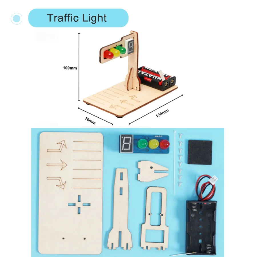DIY STEM Science Kit Wooden Dinosaur Model for Teens