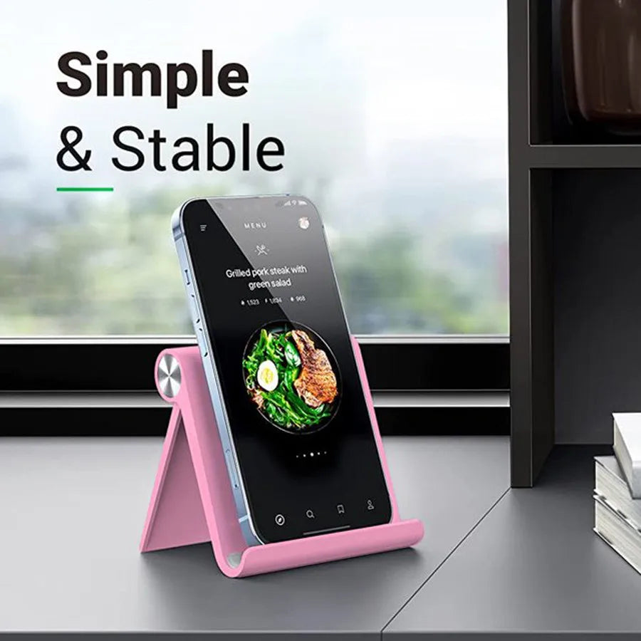 Foldable Phone Stand, Adjustable Desktop Phone Holder
