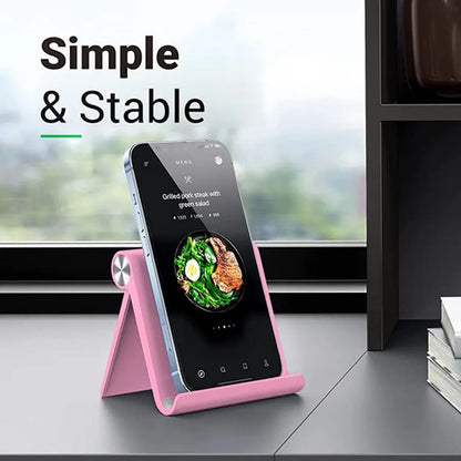 Foldable Phone Stand, Adjustable Desktop Phone Holder
