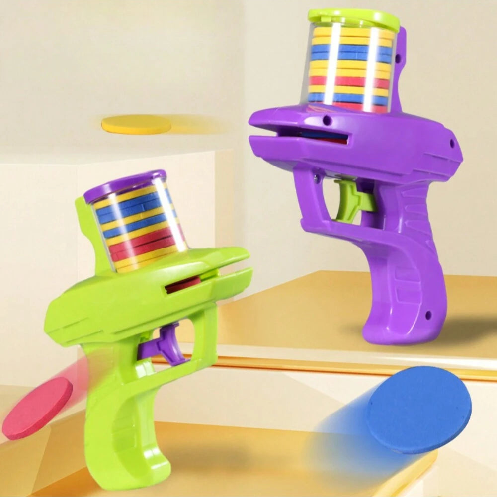 Foam Disc Launcher – Flying Disc Shooting Toy for Kids