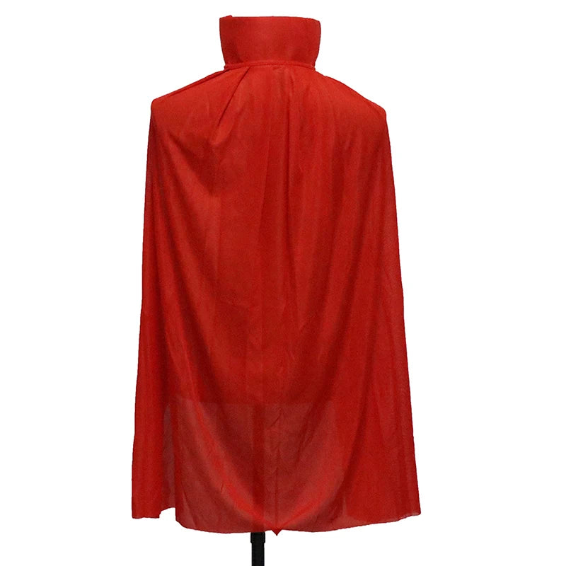 Vampire Costume Cloak Reversible Red Black Halloween Cape