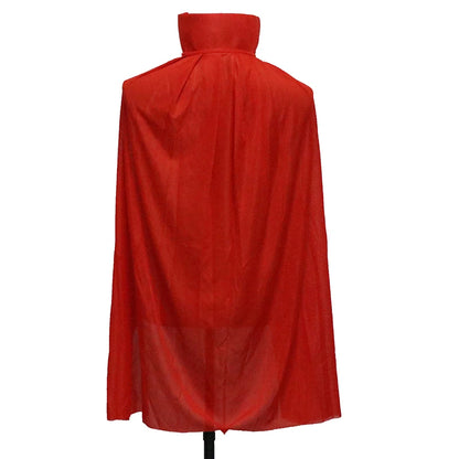 Vampire Costume Cloak Reversible Red Black Halloween Cape