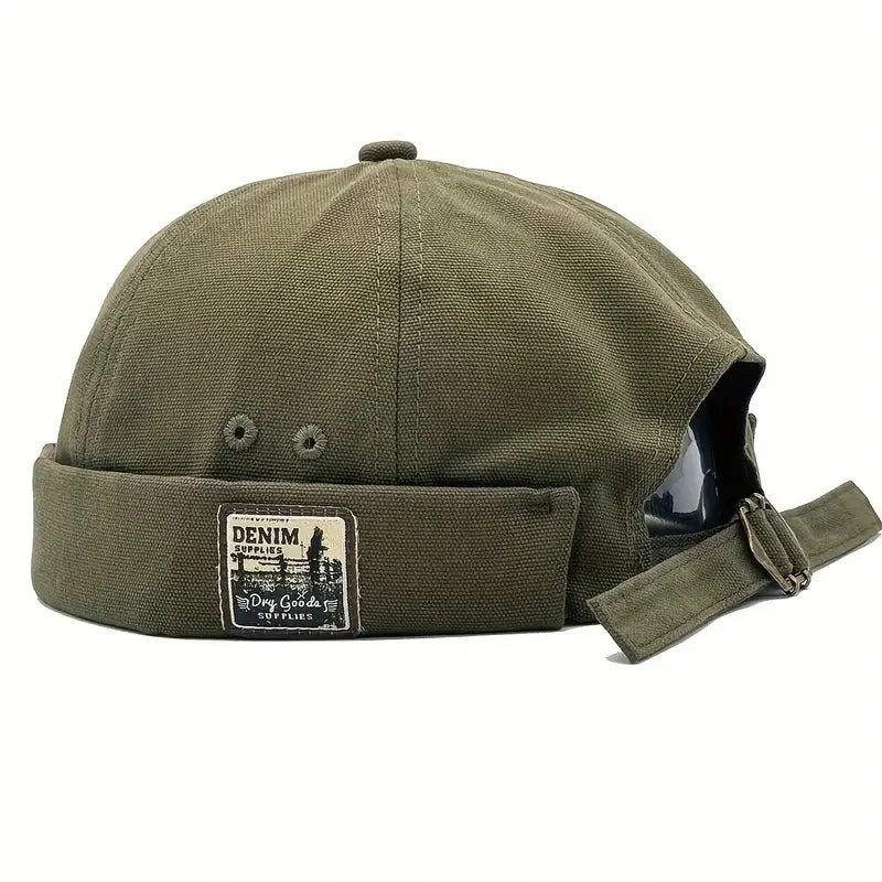 Unisex Docker Cap Cotton Brimless Foldable Skull Cap