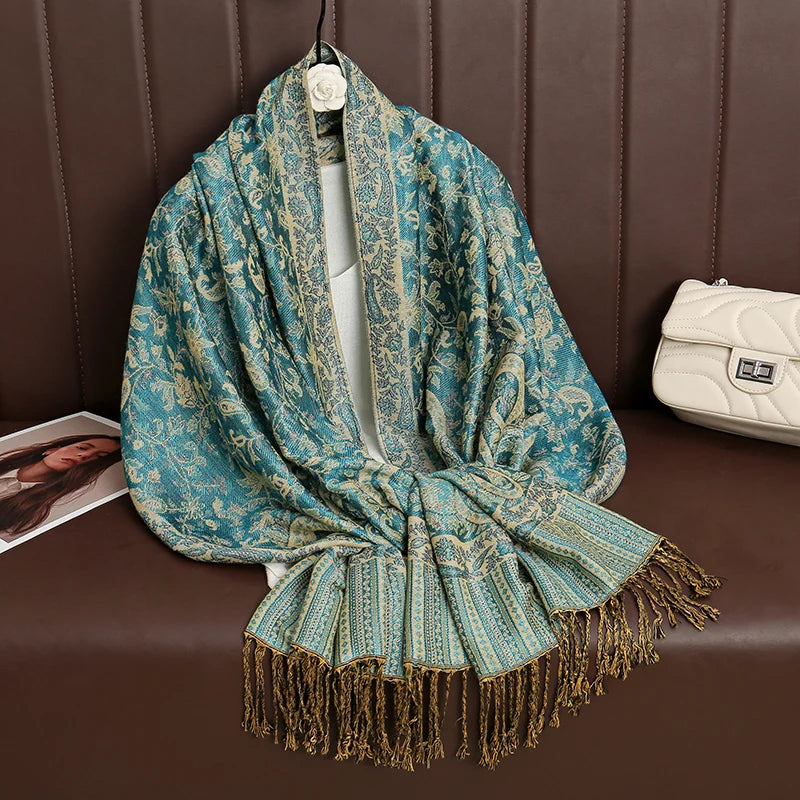 Women's Winter Scarf, Soft Pashmina Shawl Wrap