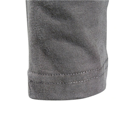 Men's Long Sleeve T-Shirt 100% Cotton Casual O-Neck Top