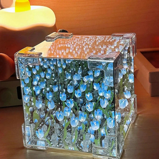 DIY Tulip Night Light Kit Handmade Flower Room Decor