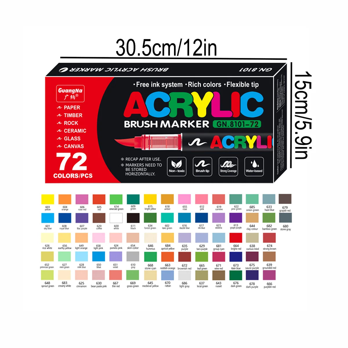 Acrylic Paint Markers Set – 12 to 240 Colors for Art & DIY