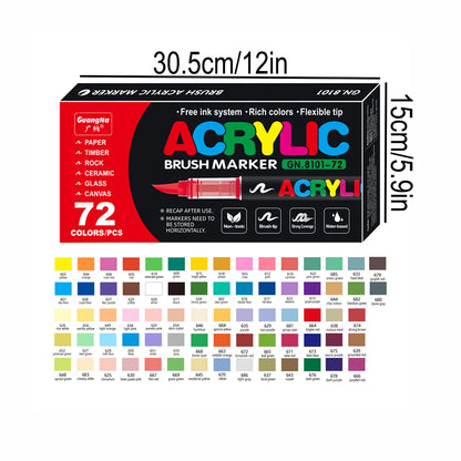 Acrylic Paint Markers Set – 12 to 240 Colors for Art & DIY