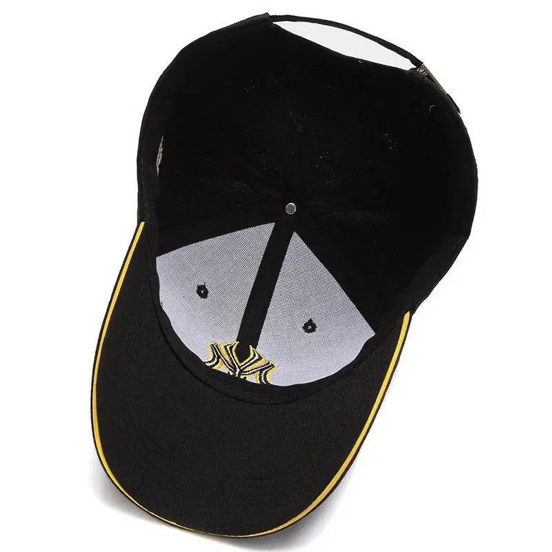 Unisex Baseball Cap with Letter Embroidery Adjustable Hat