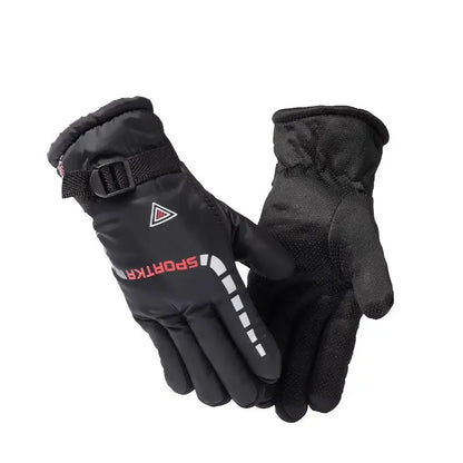 Winter Cycling Gloves Waterproof Warm Anti-Slip Riding Gloves