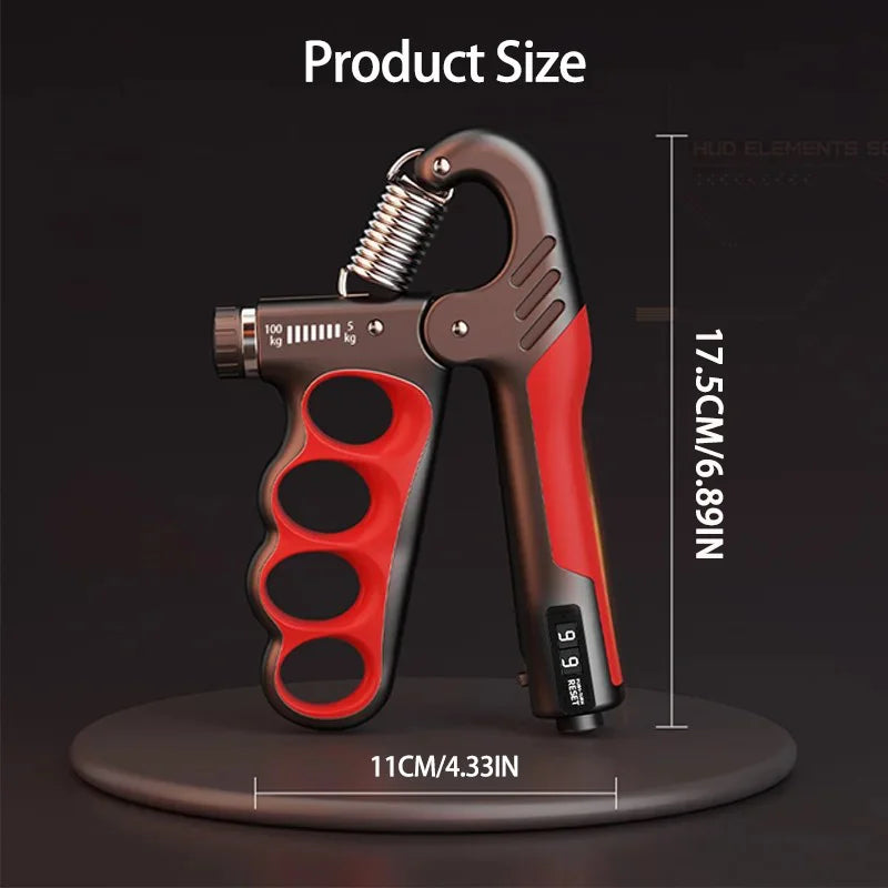 Grip Strength Trainer Adjustable Hand Grip Strengthener 5–100kg
