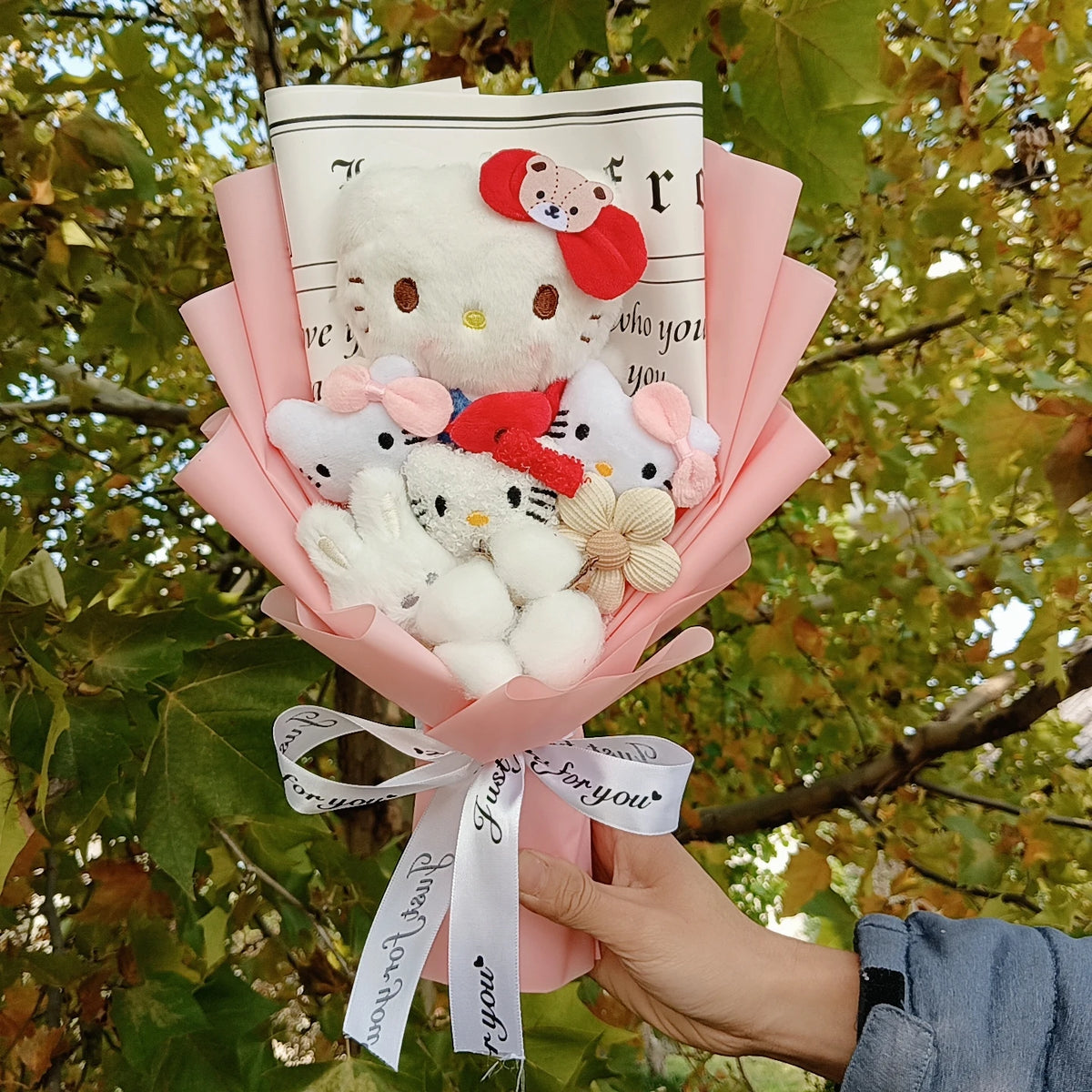 Plush Flower Bouquet with Soft Plush