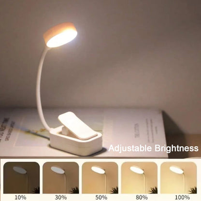 Clip On Book Light LED Portable Reading Lamp 3 Color Dimmable