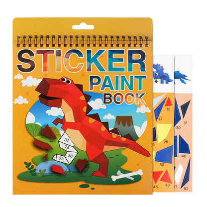 Sticker Activity Book for Kids, Sticker by Number Travel Toy