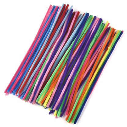 100PCS Chenille Stems for Kids DIY Crafts and Creative Projects