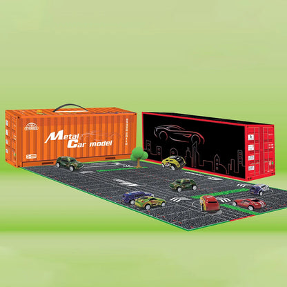 Mini Pull Back Cars – 10-48 Piece Set with Storage Container