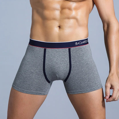 Men's Cotton Boxer Shorts Stretch Underwear Printed Design