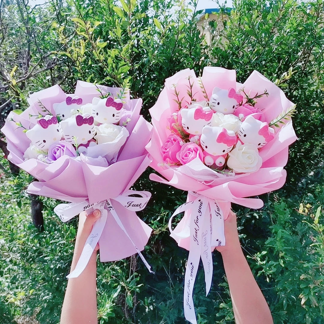 Plush Flower Bouquet with Soft Plush