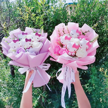 Plush Flower Bouquet with Soft Plush