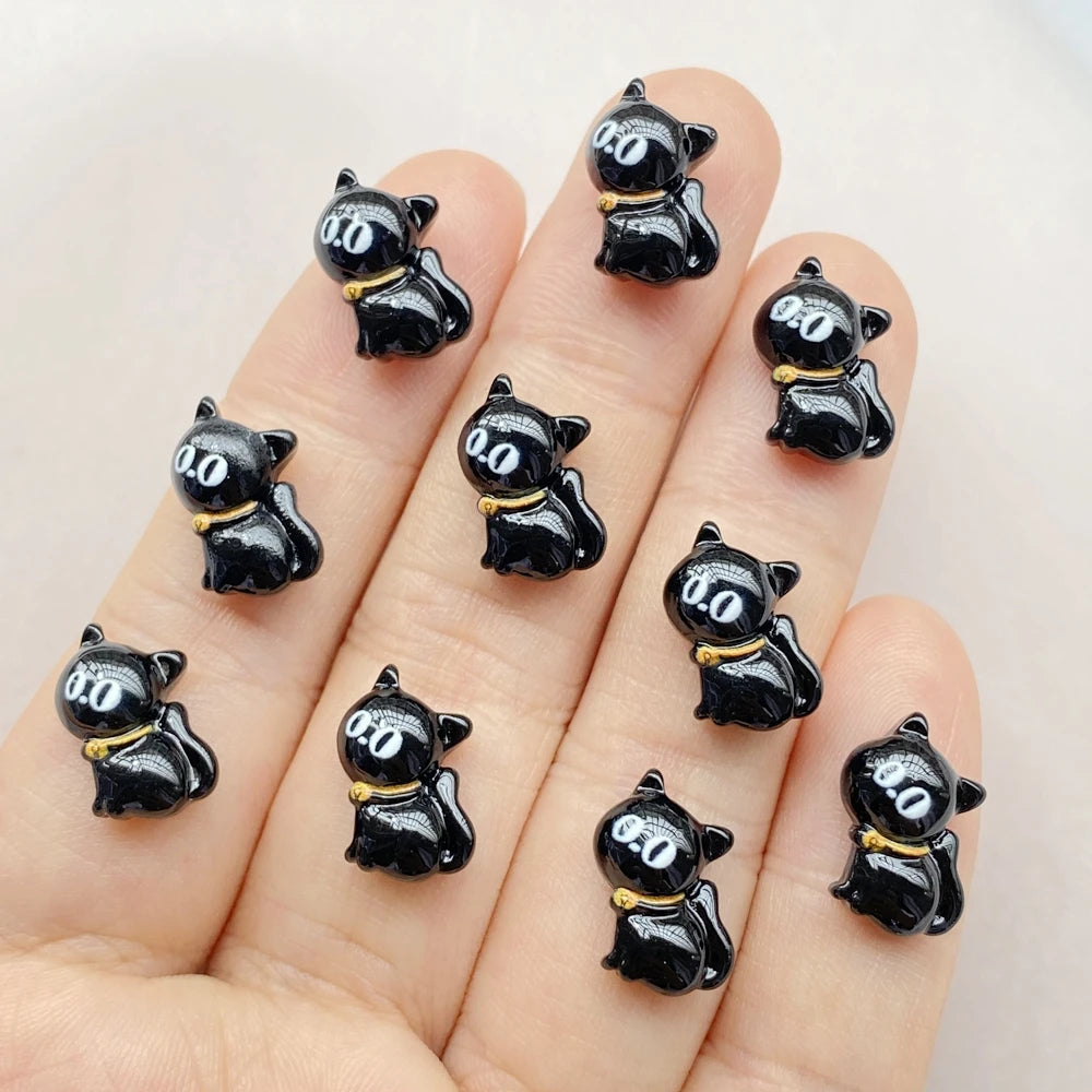 Halloween Nail Art Charms, 20Pcs 3D Resin Nail Decorations