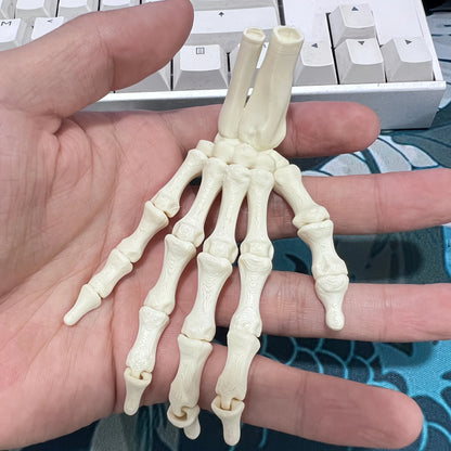 Halloween Bone Decoration, 3D Hand Bone Ornaments 2-Piece Set