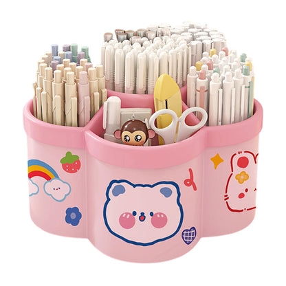 Rotating Pen Holder – Large Capacity Desk Organizer for Office & Study