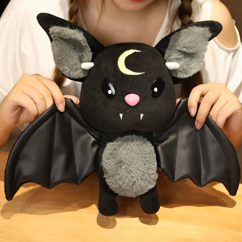 Bat Plush Toy 22cm Soft Stuffed Animal for Halloween Decor