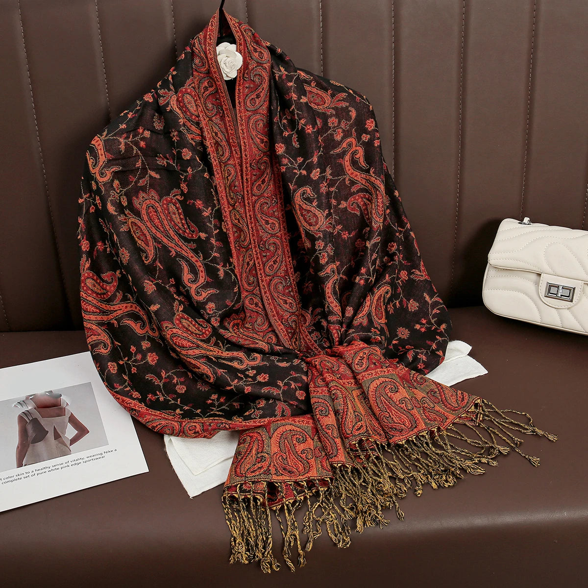 Women's Winter Scarf, Soft Pashmina Shawl Wrap