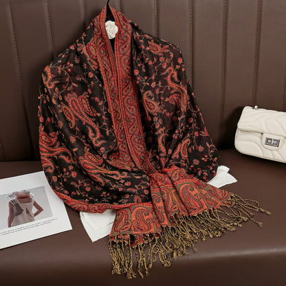 Women's Winter Scarf, Soft Pashmina Shawl Wrap