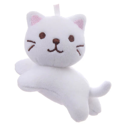 Plush Cat Keychain 12cm Cute Kitten Backpack Pendant Toy