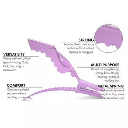 6PCS Hair Sectioning Clips, Alligator Hair Styling Clips