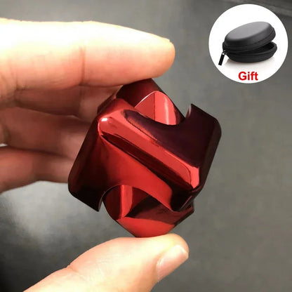 Fidget Spinner Metal Cube Fingertip Gyroscope Toy for Adults
