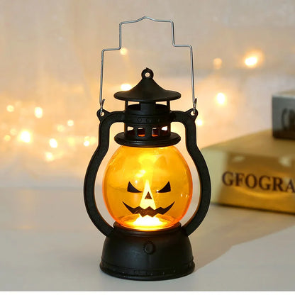Halloween Pumpkin Lantern LED Hanging Light for Party Decor