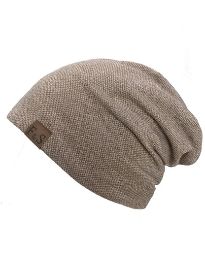 Knit Beanie Unisex Polyester Hat for Men and Women
