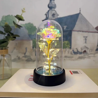 Artificial Rose LED Light Flower for Valentine’s Day Wedding Decor