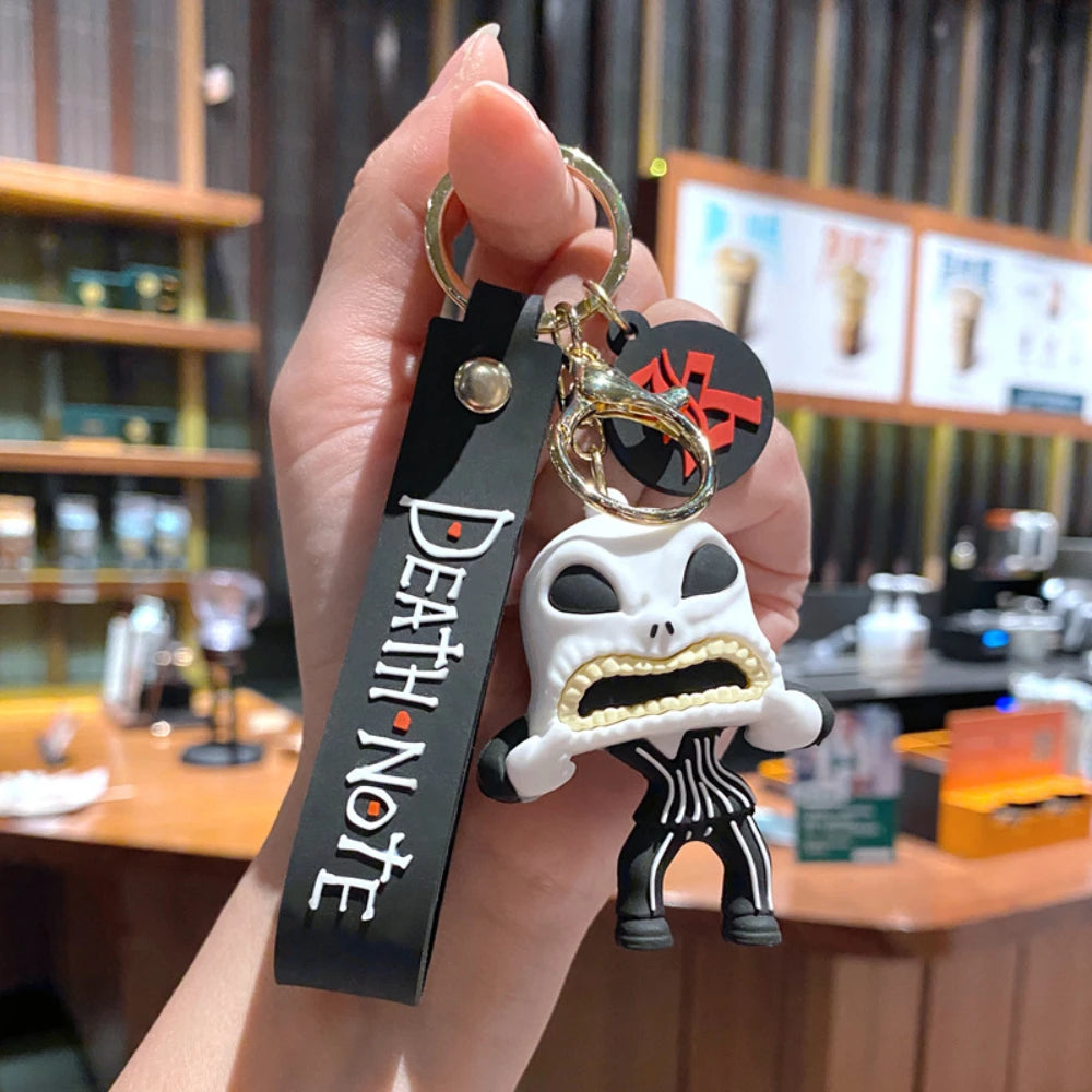 Halloween Cartoon Keychain Silicone Spooky Backpack Accessory