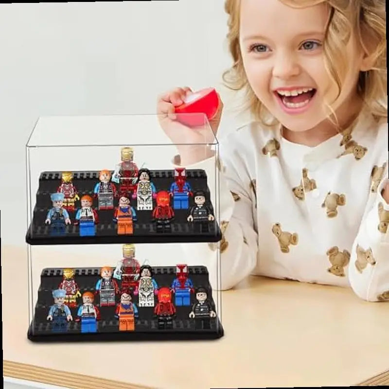 Acrylic Display Case – 3 Tier Clear Shelf for Figurines