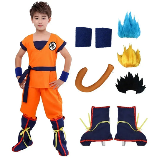 Anime Cosplay Costume Kids & Adults Martial Arts Costume Set