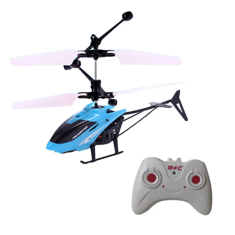 Mini RC Helicopter Rechargeable Remote Control Flying Toy