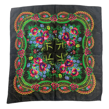 Women's Square Scarf, 70×70cm Printed Head Scarf and Bandana