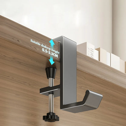 Desk Bag Hook – Punch-Free Hanging Holder for Bags & Accessories
