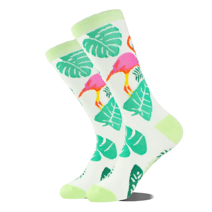 Men's Funny Socks, Novelty Cotton Crew Socks, Crazy Designs