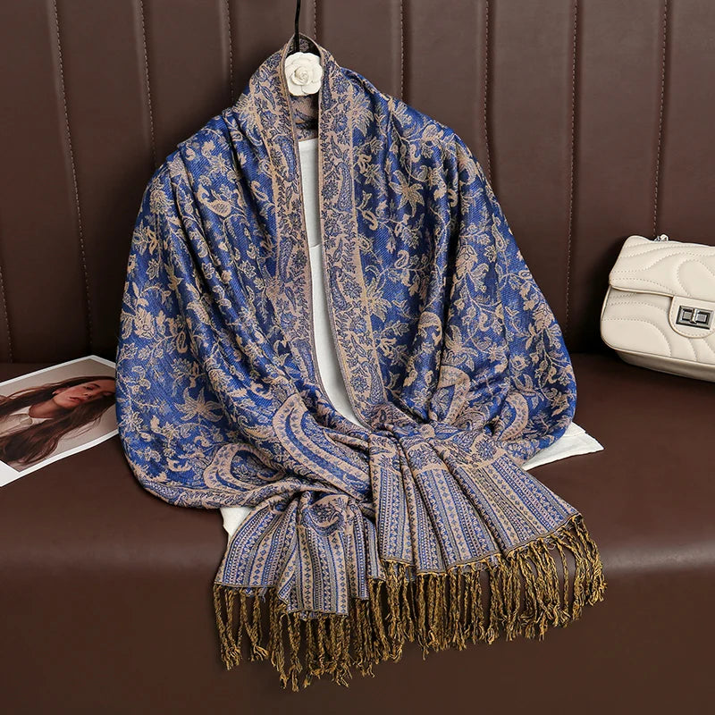 Women's Winter Scarf, Soft Pashmina Shawl Wrap