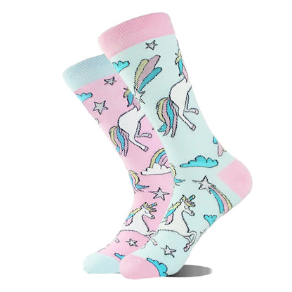 Funny Men's Socks Cotton Novelty Crew Socks Unisex