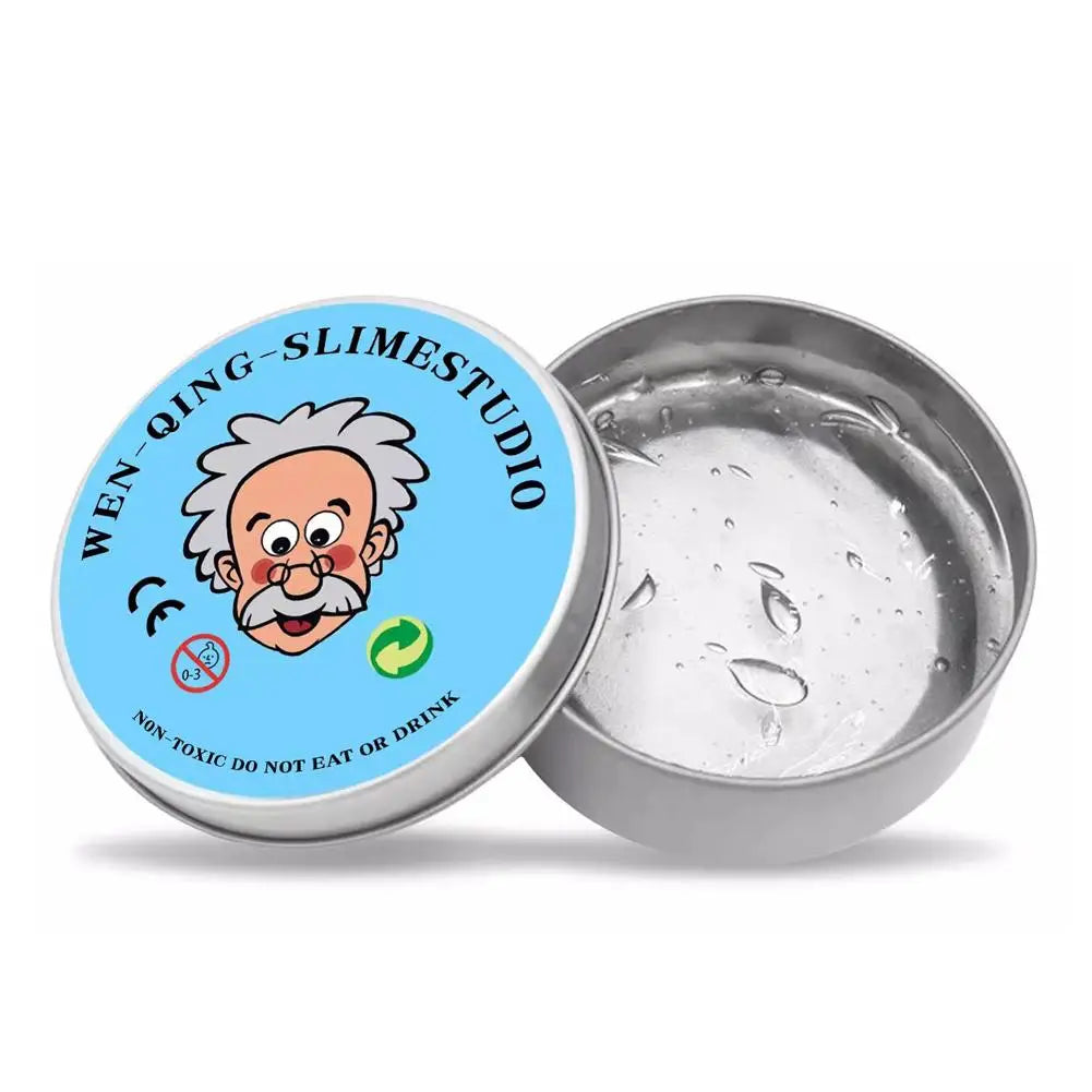 Crystal Clear Non-Newtonian Liquid Stress Putty Sensory Toy